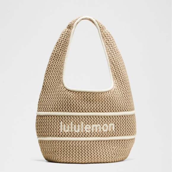 Lululemon Cotton Crochet Shoulder Bag - Picture 1 of 11